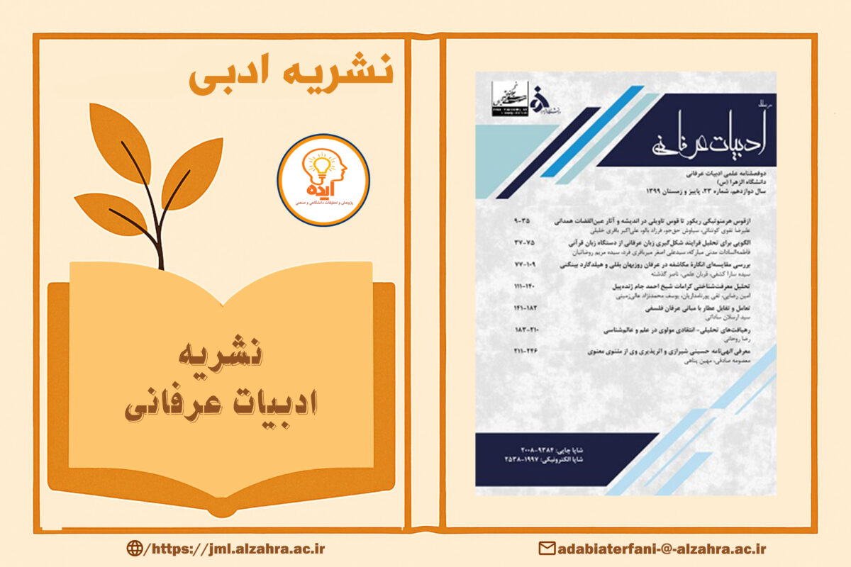 پذیرش مقاله در نشریه ادبیات عرفانی